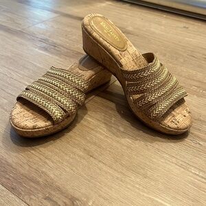 NWOB Eric Javits wedge sandals Womens Size - 9